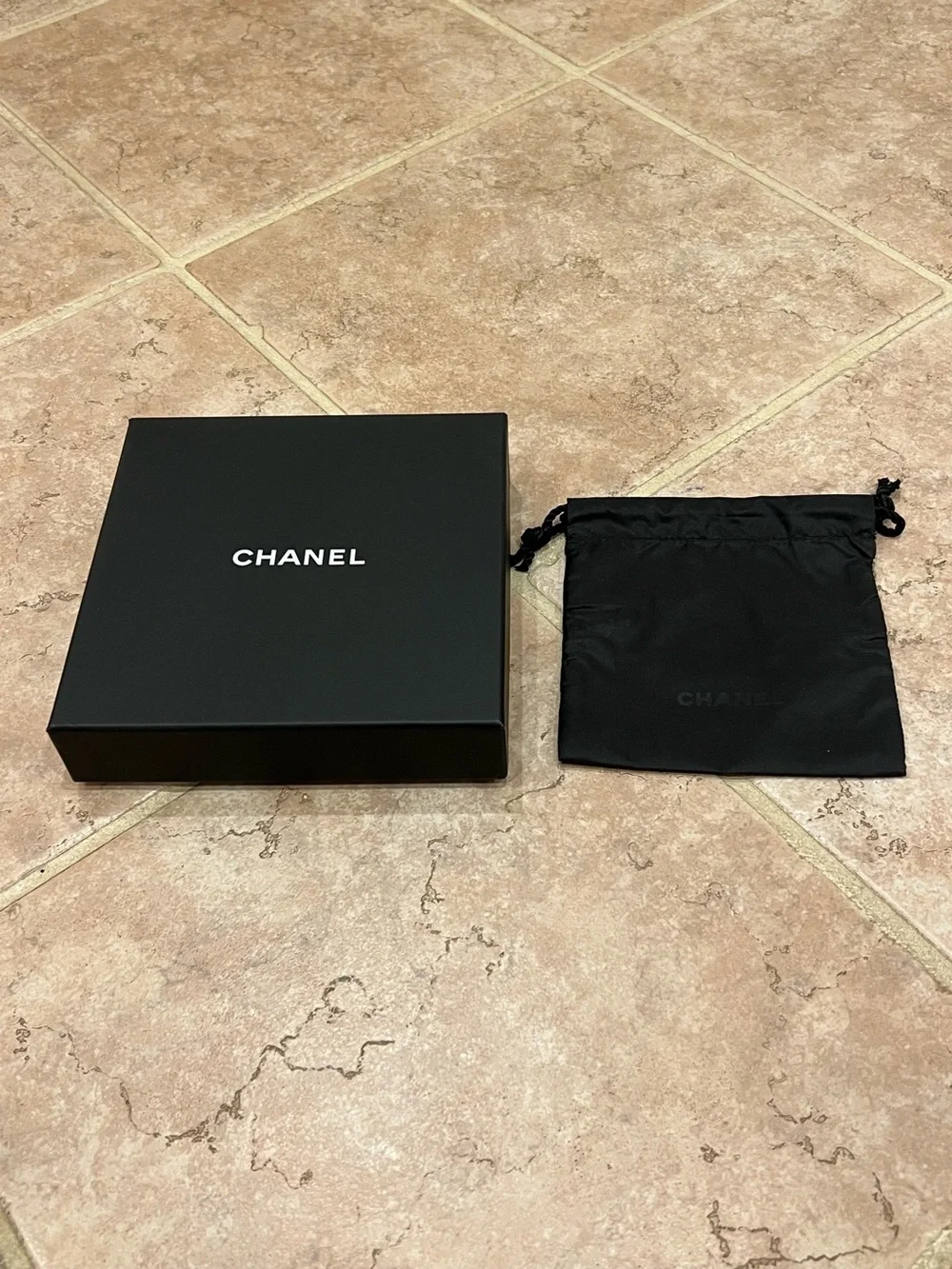 Chanel Storage Box and Pouch (authentic)